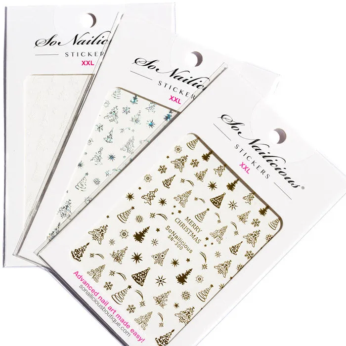 Merry Christmas Sticker Set - SAVE 30% - ONLY 2 LEFT!