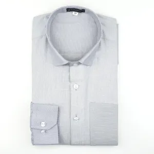 Minimalist Grey Cotton Shirt