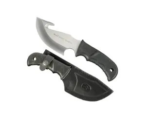 Muela Grizzly 12g Black Handle Knife With Sheath