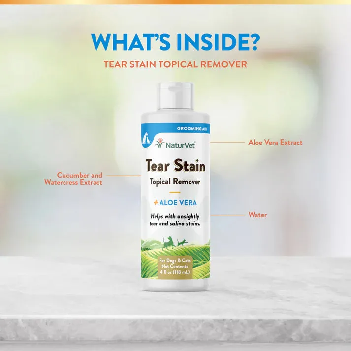 NaturVet Tear Stain Topical Remover 4oz