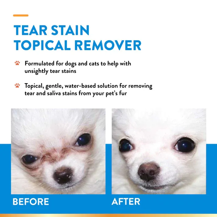 NaturVet Tear Stain Topical Remover 4oz