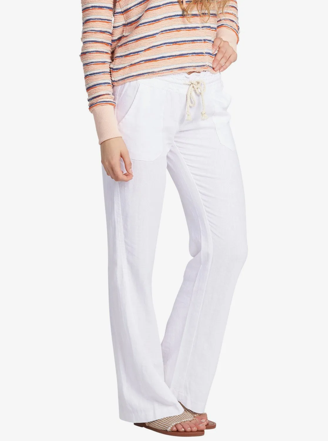 Oceanside Flared Pants - Sea Salt
