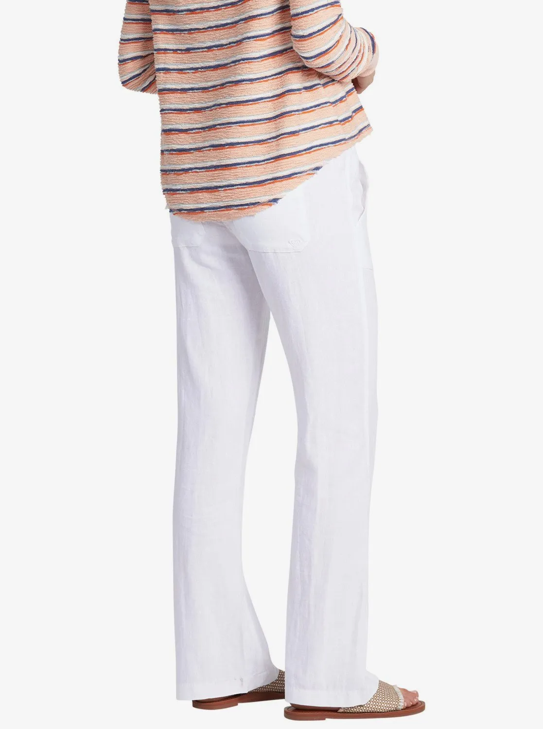 Oceanside Flared Pants - Sea Salt