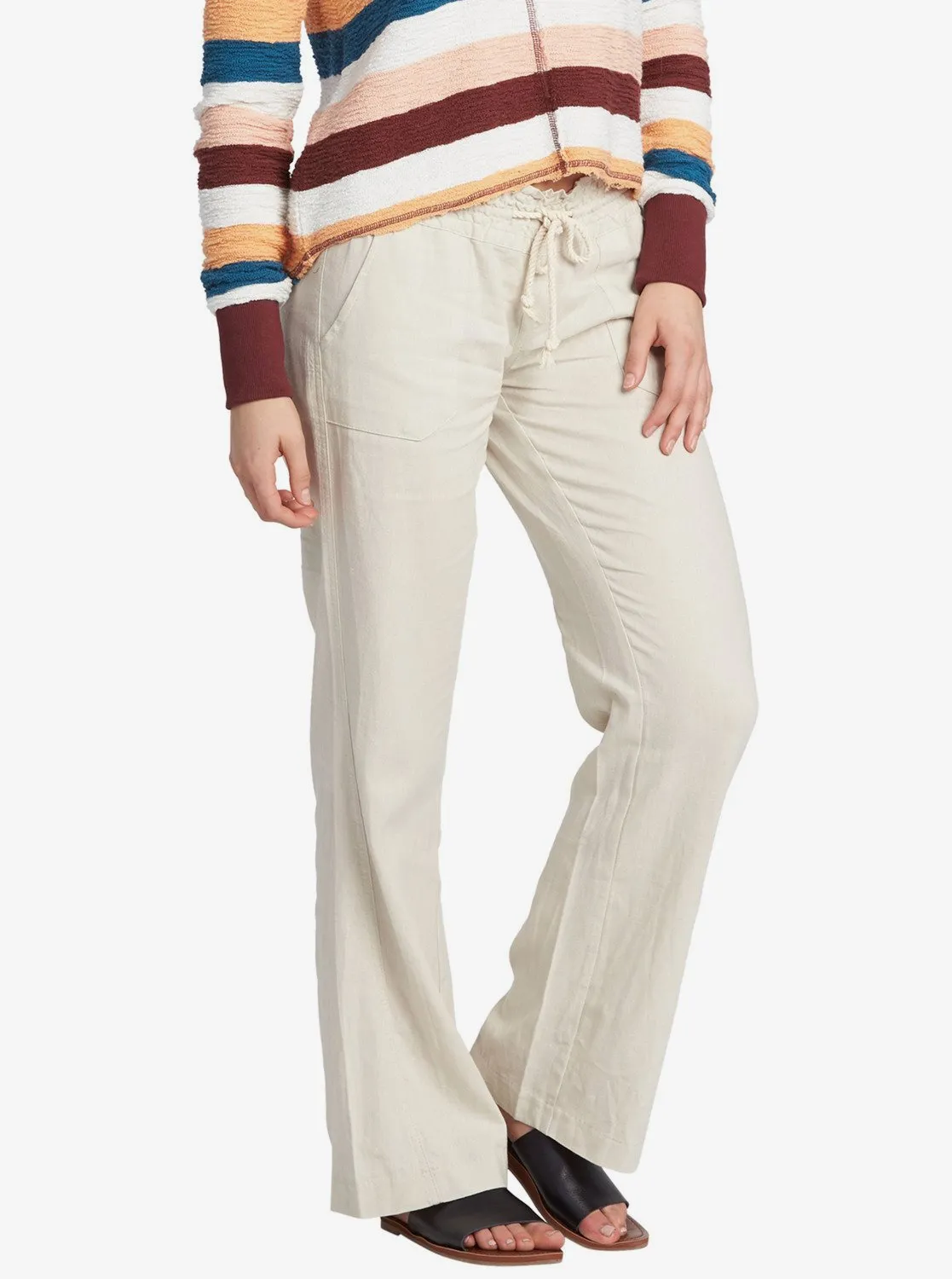 Oceanside Flared Pants - Stone