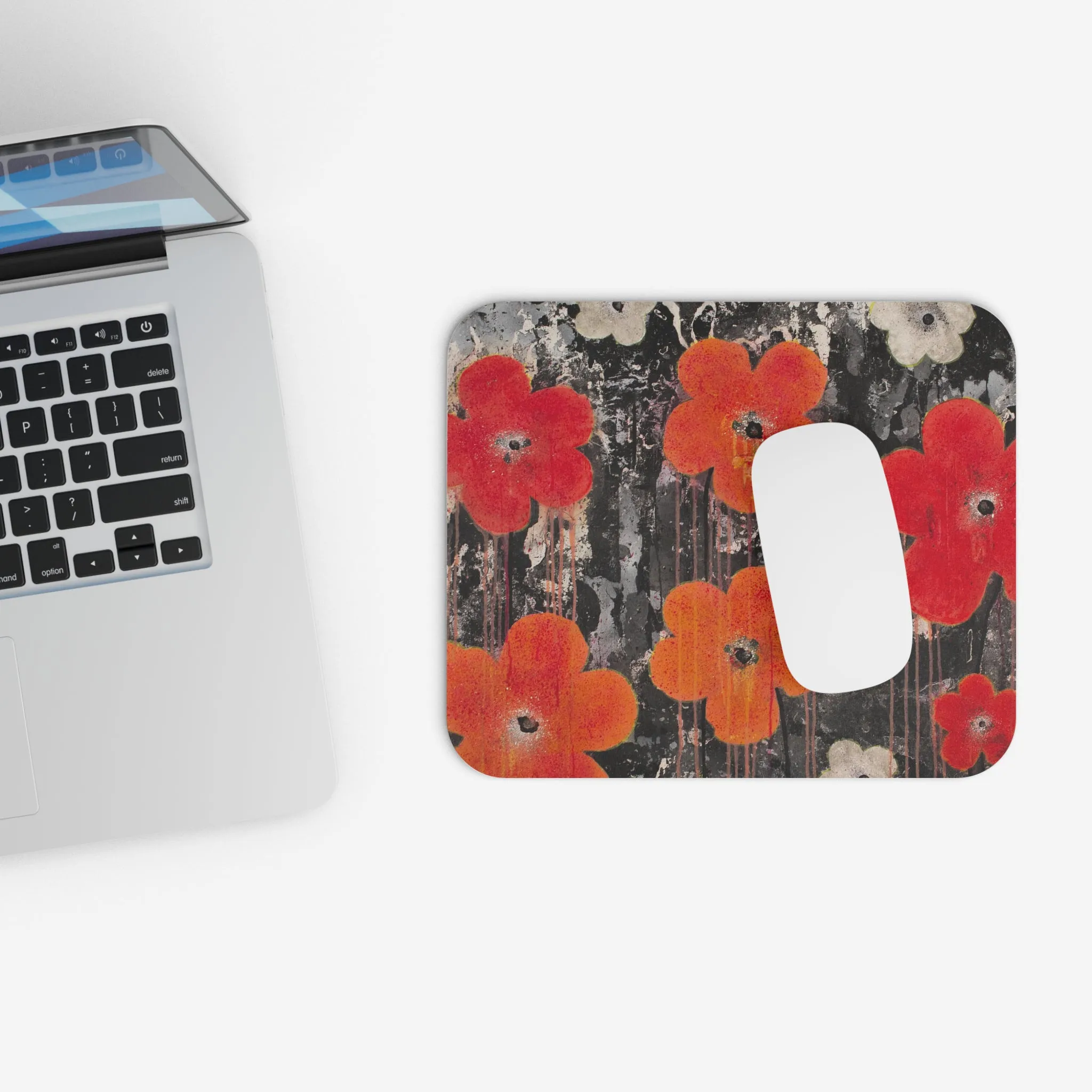 Pantone Poppies Mouse Pad