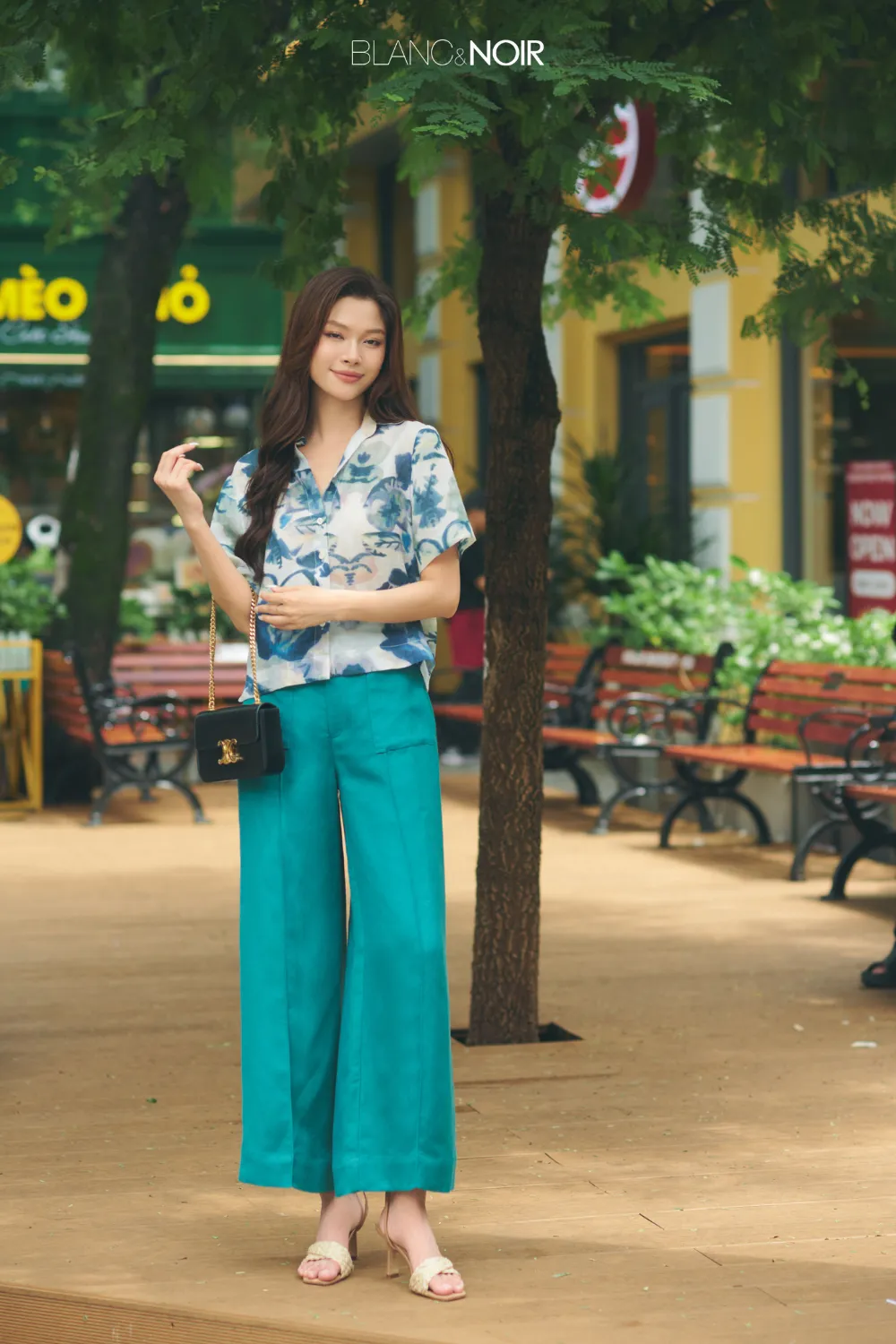 Peacock Linen Shirt