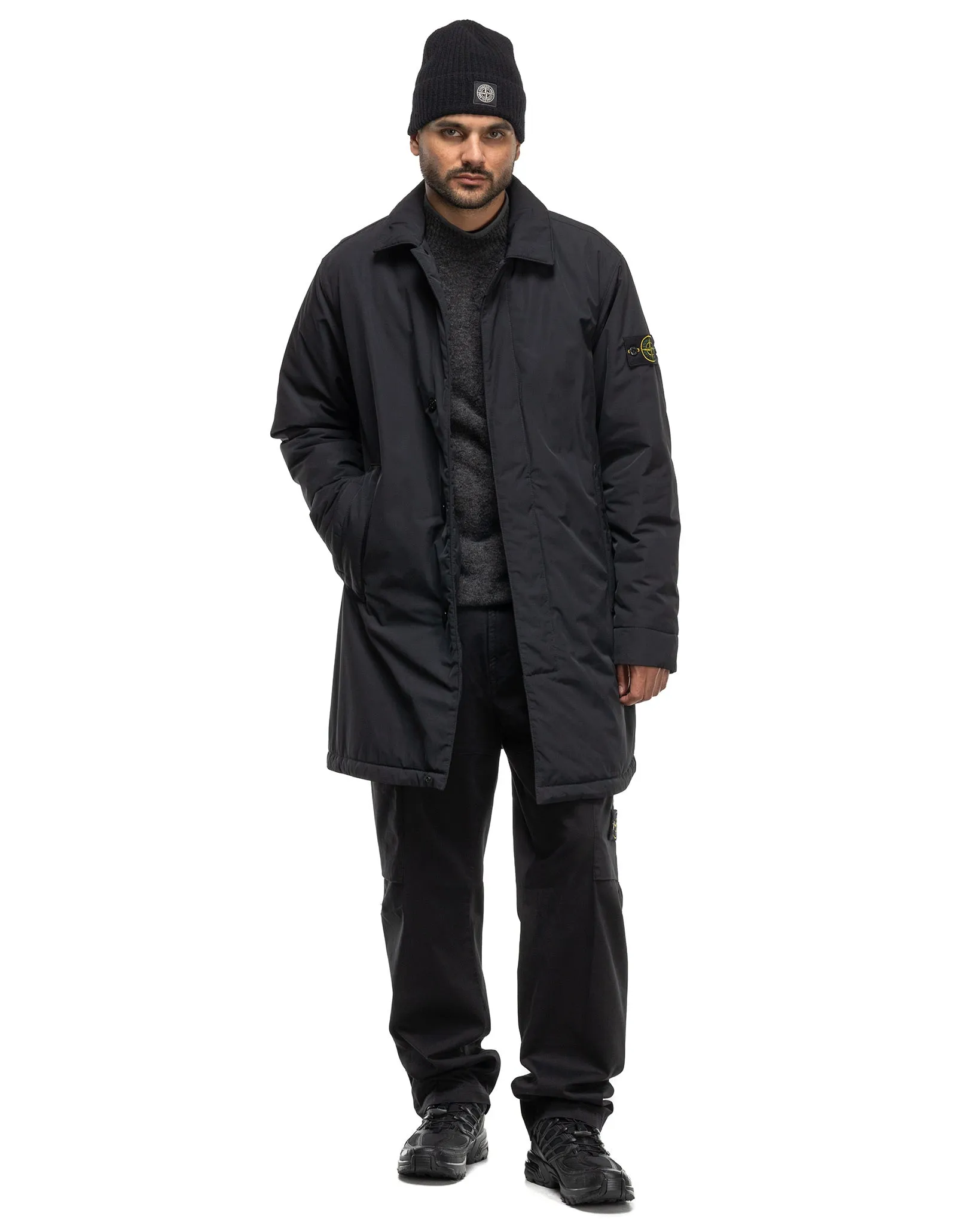 Polyester Micro Twill Primaloft® Insulated Car Coat Black