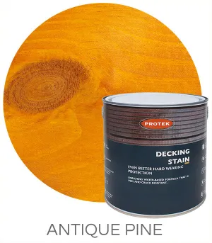 Protek 2.5ltr Decking Stain Antique Pine