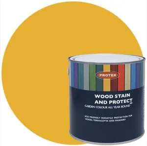 Protek Wood Stain & Protect 2.5L Mustard Yellow