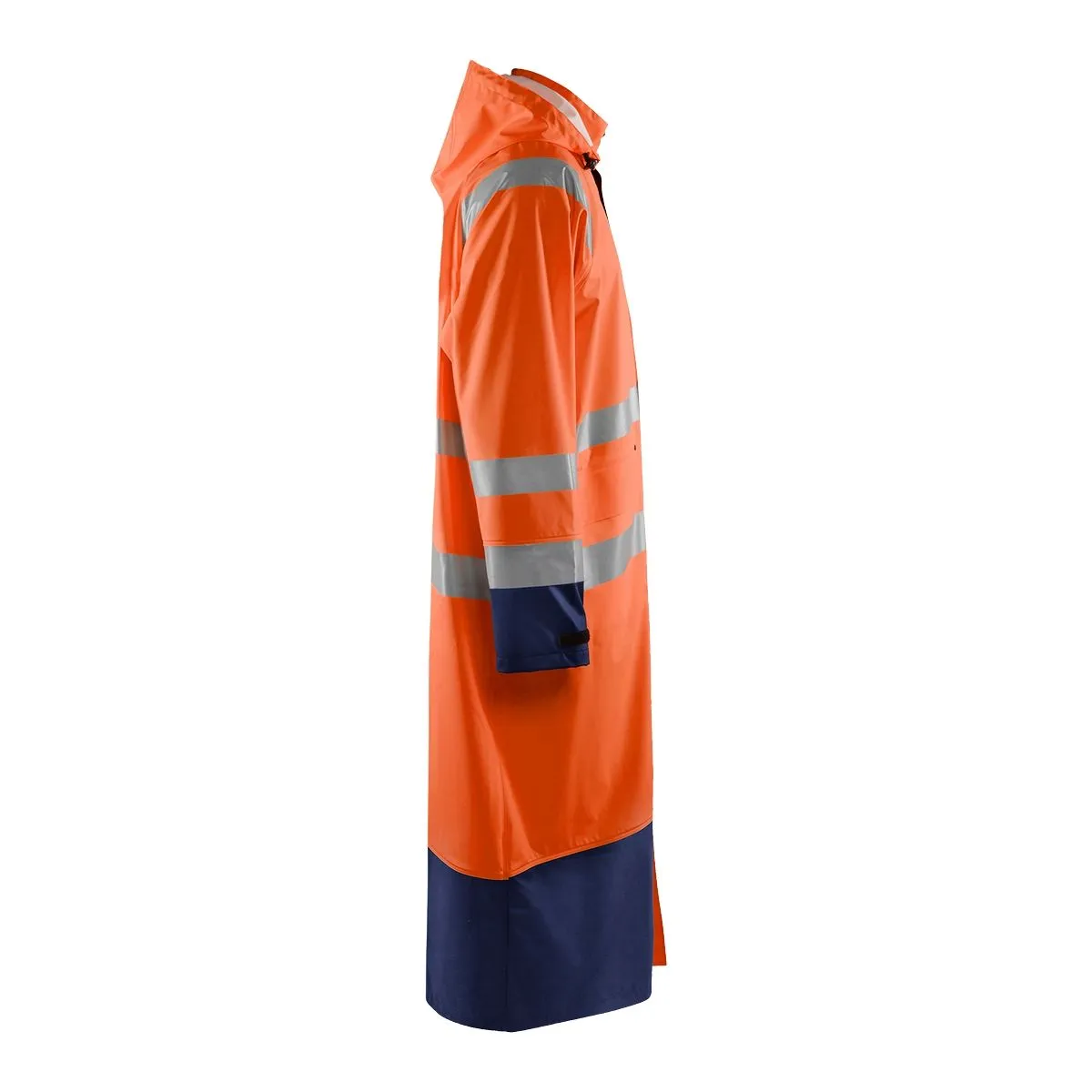 Rain&#x20;Coat&#x20;High&#x20;Vis&#x20;Level&#x20;1&#x20;4325&#x20;High&#x20;Vis&#x20;Oranje&#x2F;Marine&#x20;-&#x20;Bl&#xE5;kl&#xE4;der