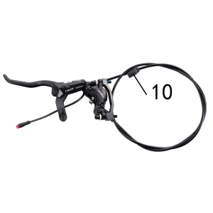 Rear Brake Lever, Housing, and Caliper conpact on Hunting Bike