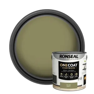 Ronseal One Coat Everywhere Matt Paint 2.5L Olive