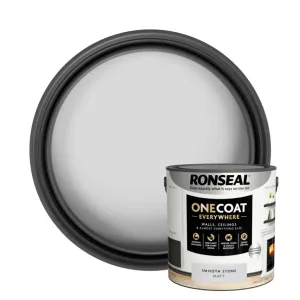 Ronseal One Coat Everywhere Matt Paint 2.5L Smooth Stone