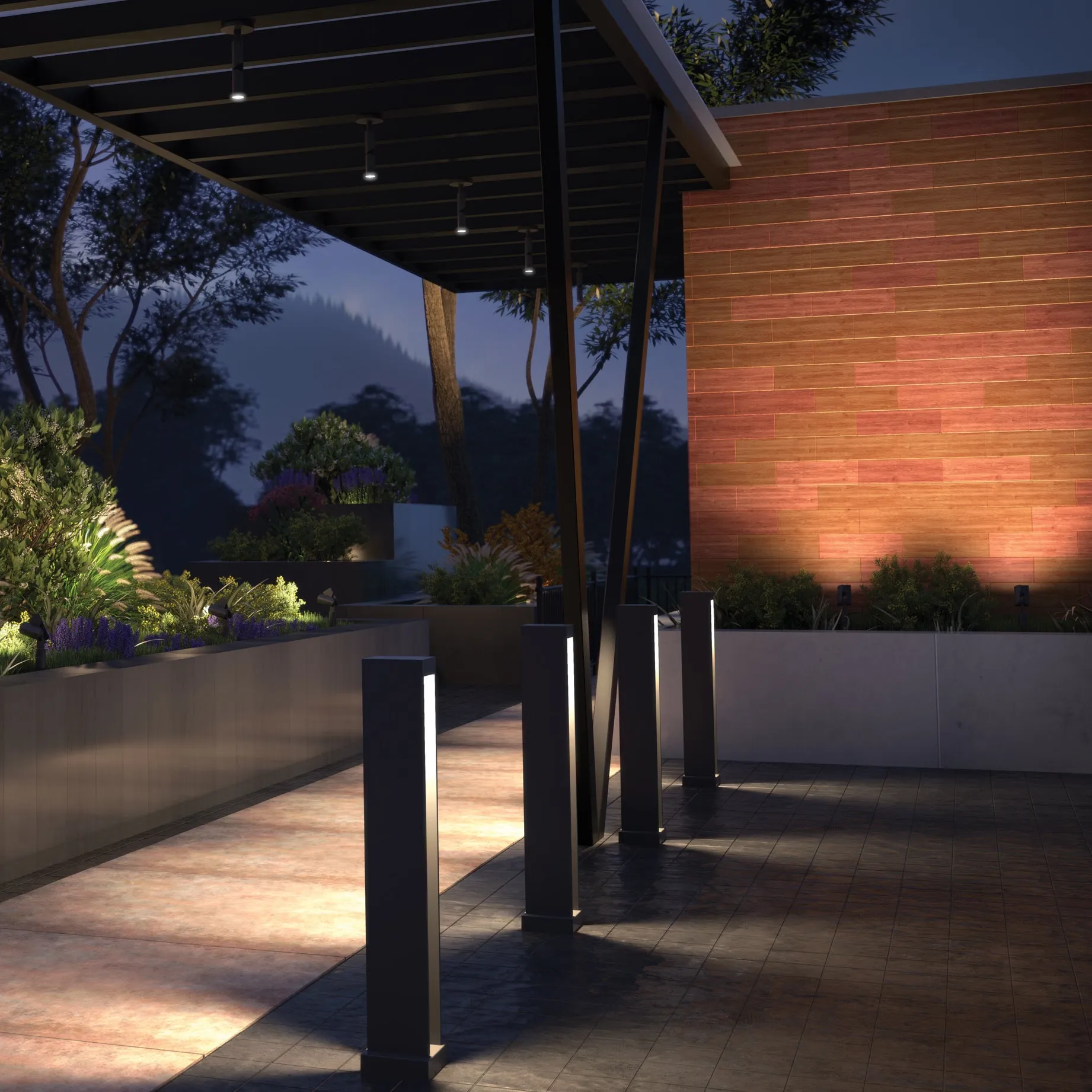 Sean Lavin Syntra Outdoor Bollard Light