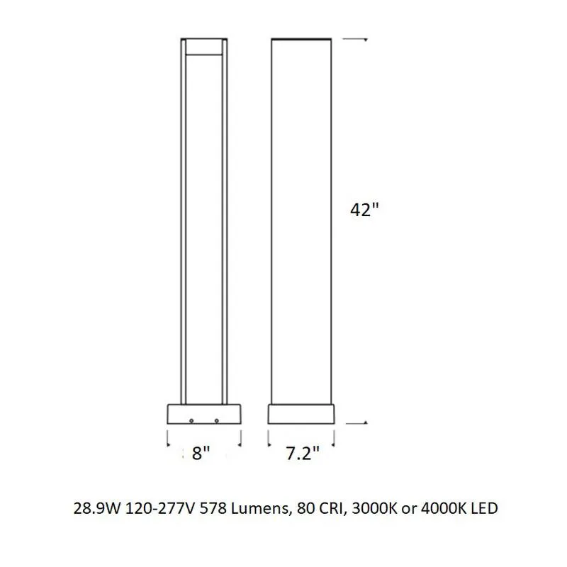 Sean Lavin Syntra Outdoor Bollard Light