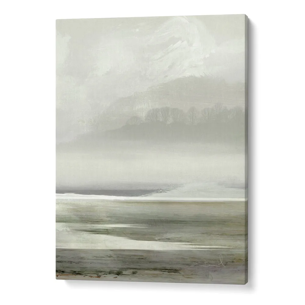 Serene Watercolor Horizons Abstract Art