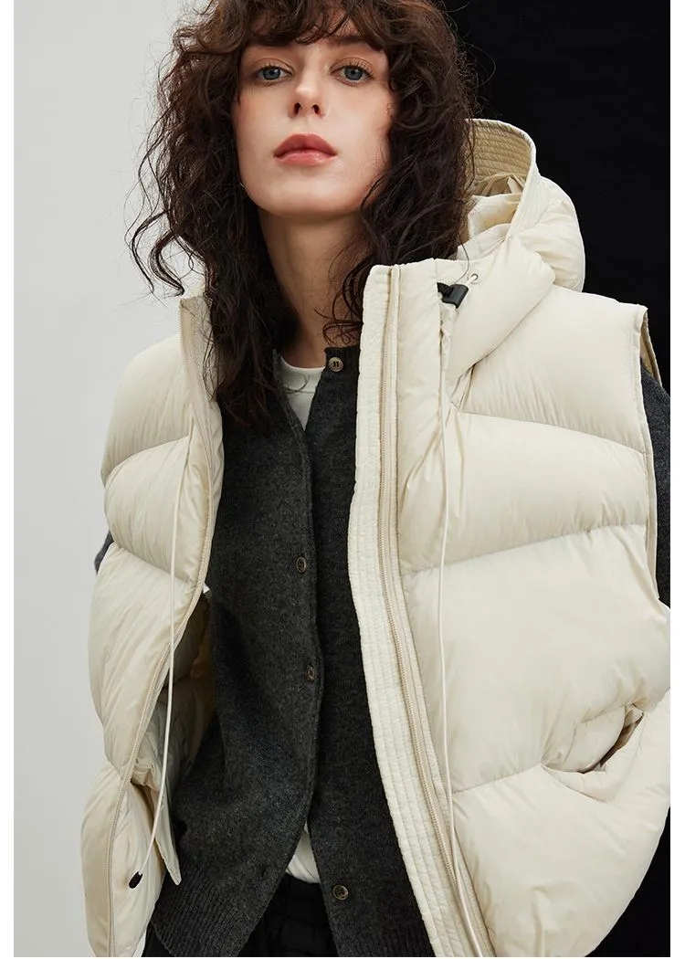 Sleeveless Down Puffer Waistcoat