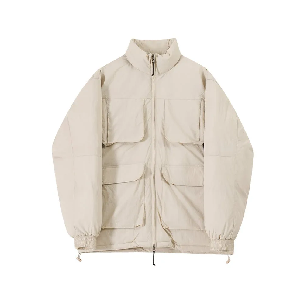 Stand collar pocket down coat or2415