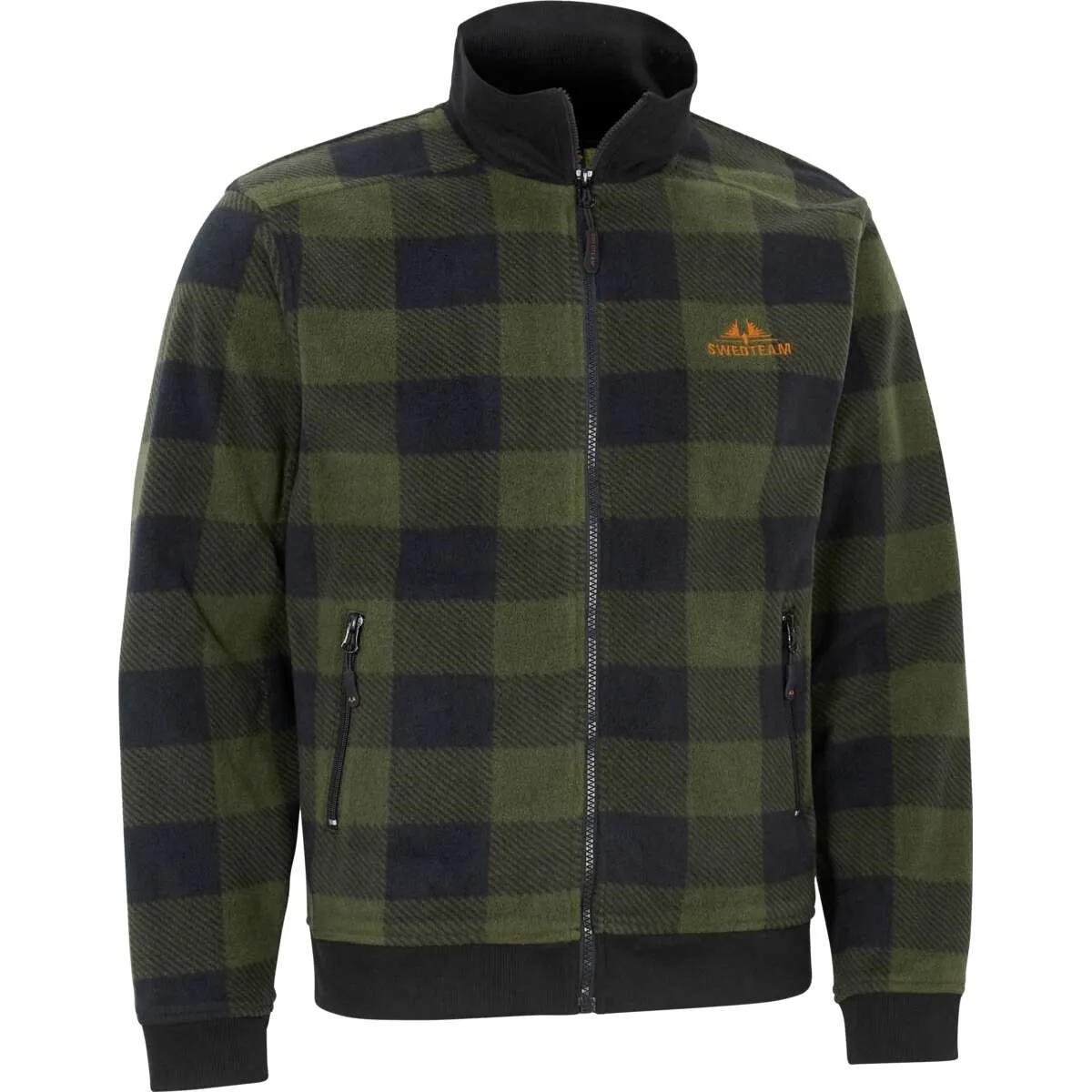 Swedteam Lynx Men´s Sweater Full Zip Hunting Green | Buy Swedteam Lynx Men´s Sweater Full Zip Hunting Green here | Outnorth