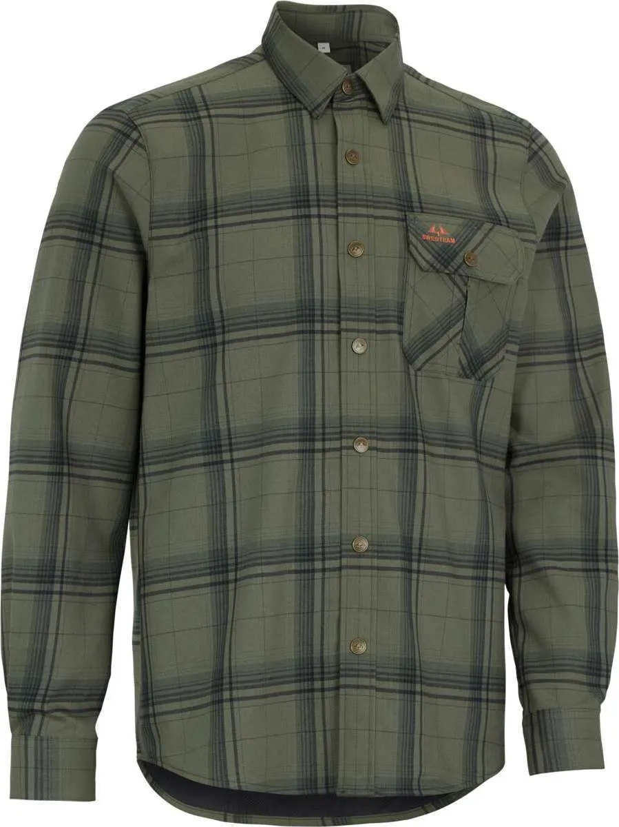 Swedteam Men&#x27;s Douglas Shirt Hunting Green | Buy Swedteam Men&#x27;s Douglas Shirt Hunting Green here | Outnorth