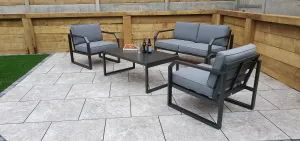 The New York Aluminium Sofa Set