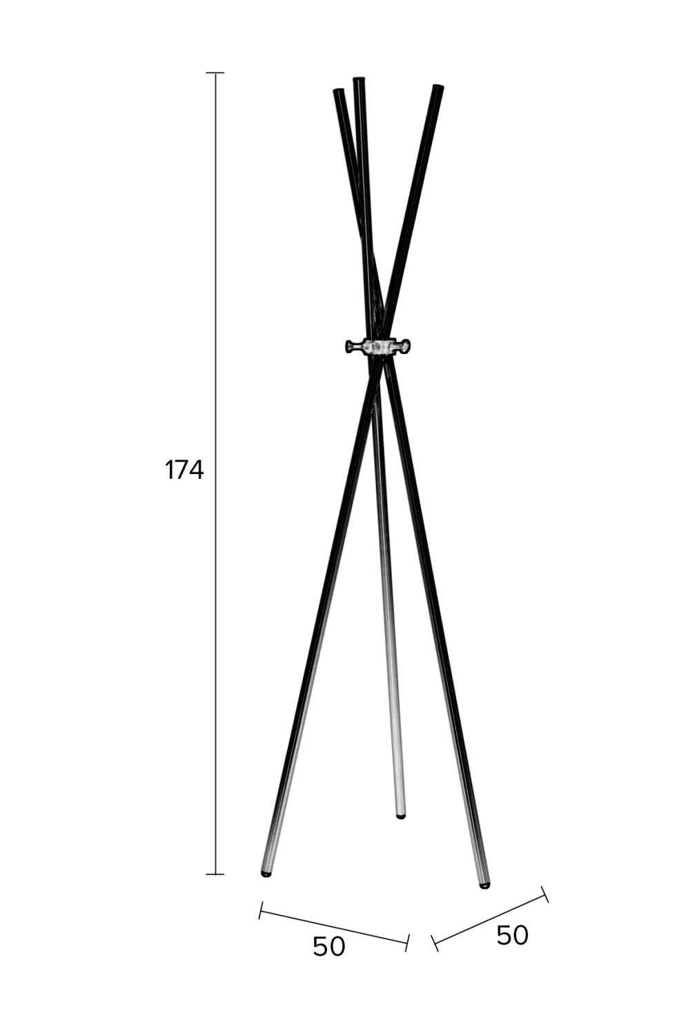 Tripod Metal Coat Rack | DF Darwin