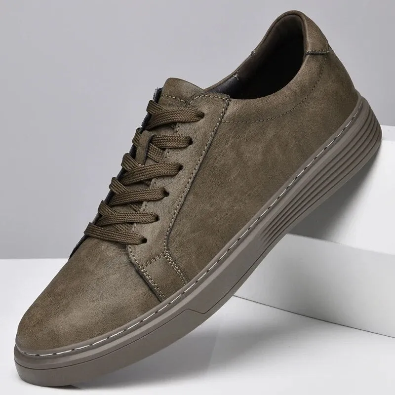 Vera | Minimalist Suede Leather Sneakers