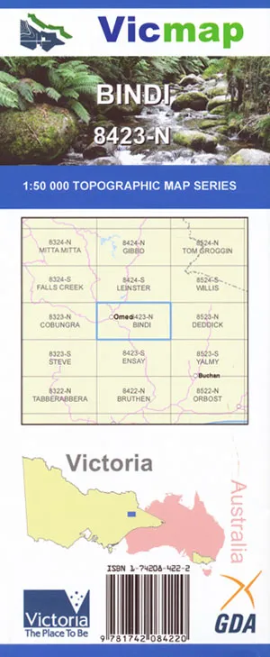 Vicmap - Bindi 8423-N