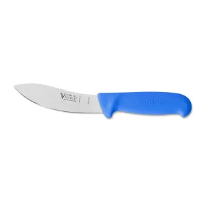 Victory Knives 13cm Stainless Steel Sheep Skinning Knife - Blue Handle