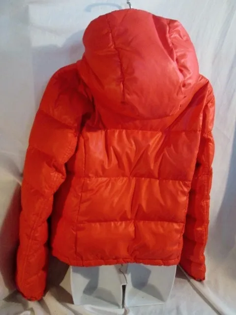 Womens HOLLISTER Snowboard Ski Jacket Coat Down Puffer M PINK NEON CALIFORNIA