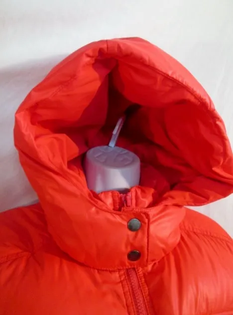 Womens HOLLISTER Snowboard Ski Jacket Coat Down Puffer M PINK NEON CALIFORNIA