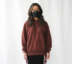 Youths in Balaclava Hoodie (Dark Red)